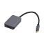 Ailink Aluminium Connector محول USB‑C إلى HDMI بلون رمادي وكابل أسود