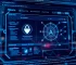 Futuristic digital interface showing AI integration in a web browser, photorealistic, high quality, sophisticated technology, seamless and efficient user experience